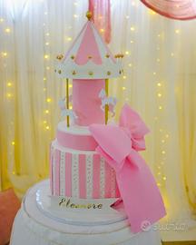 Torta compleanno giostra