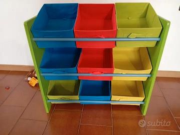 Scaffale portagiochi