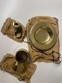 Set scrivania in ottone Frencioni