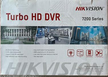 Kit Hikvision Turbo HD - DVR 7200 + 3 Telecamere
