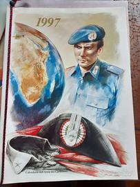 Lotto calendari storici dell'arma dei carabinieri