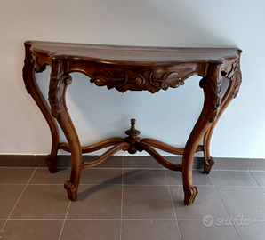 Consolle noce radica
