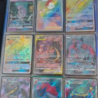 album pokemon da 131 carte (GX, V, EX)