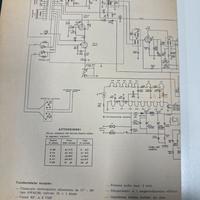 Schema televisore vintage Radiomarelli RV 126.