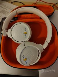 cuffie wireless JBL T510BT  Estathé edition bianco