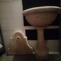 Fontana da giardino in pietra ricostruita