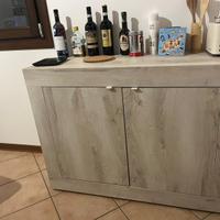 Mobile Madia effetto pino bianco – COME NUOVA