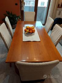 tavolo con 6 sedie 
