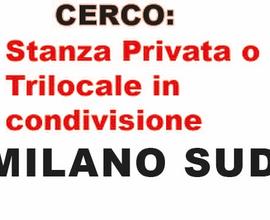 Stanza privata o Trilocale in condivisione