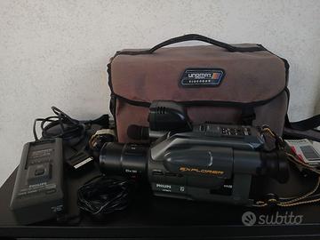 Videocamera Philips Explorer VKR6875 Vhs C VHSC Vi