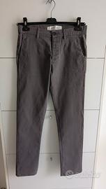 pantaloni chino topman grigi