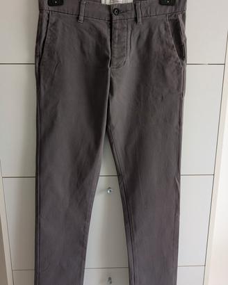 pantaloni chino topman grigi