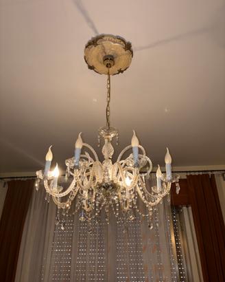 2 Lampadari in cristallo