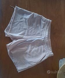 Pantaloncini rosa chiaro con laccio in cotone