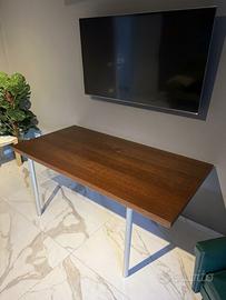 Scrivania Robusta in legno e metallo