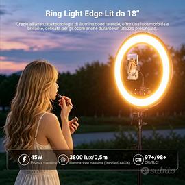 LED Ring Light 45W NEEWER RB18B per Foto e Video