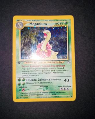 Pokemon Meganium 1 edizione Neo Genesis ita