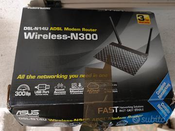 Router/modem Asus DSL-N14U ADSL wireless n300