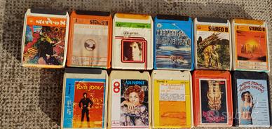 stock vintage stereo8 - 11 pezzi