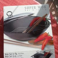 Pentola Wok diametro 36 cm.