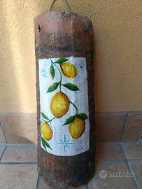 Tegola dipinta a mano