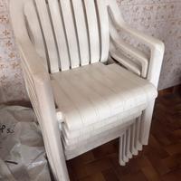 Tavolo allungabile e sedie da giardino