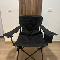 Sedia campeggio con sacca portatile
