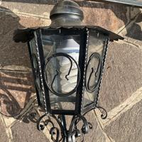 Set 4 lampade in ferro battuto