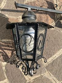 Set 4 lampade in ferro battuto