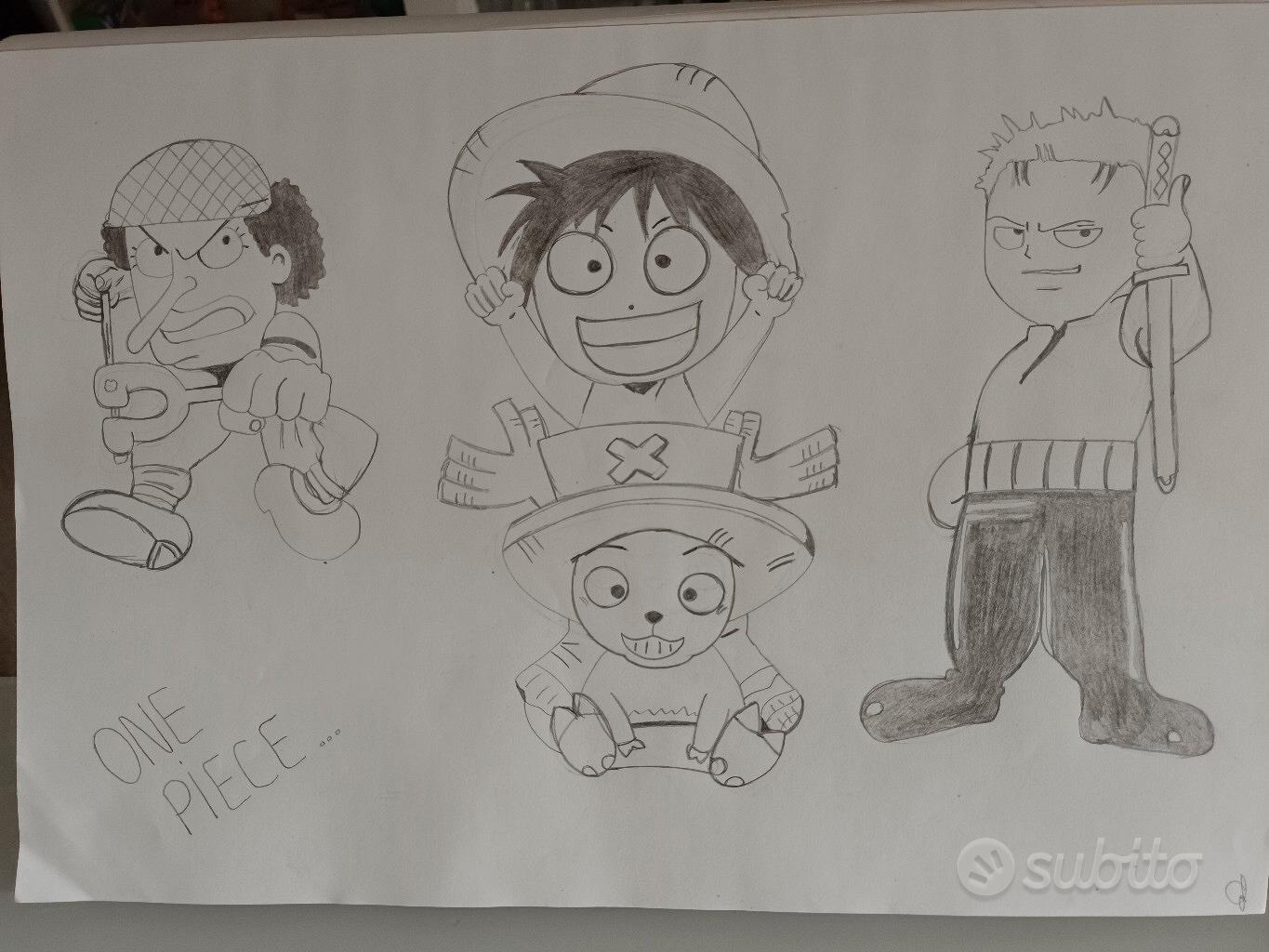 disegni vari e di One piece compleanno - Collezionismo In vendita a Pisa