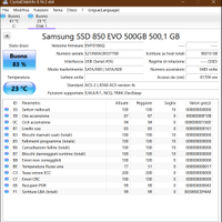 Samsung 850 EVO 500GB SSD SATA III 2.5”