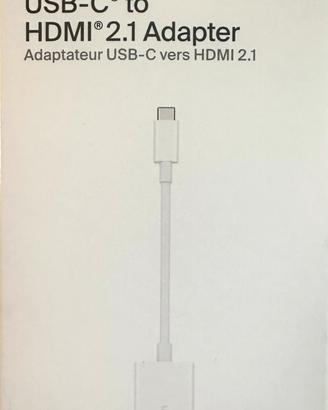 Per APPLE: adattatore computer da USB-c a HDMI TV