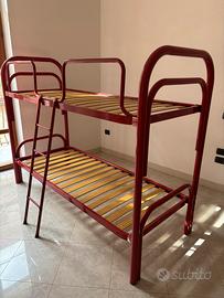 Letto a castello in ferro