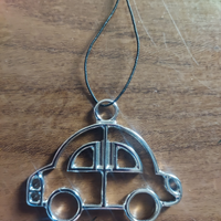 Ciondolo argento ad automobile