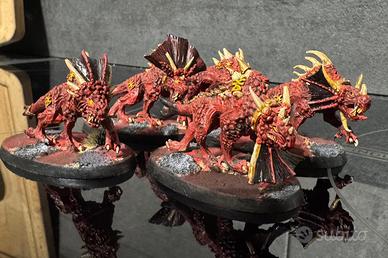 Flesh Hounds Mastini Khorne Warhammer 40k AoS 2