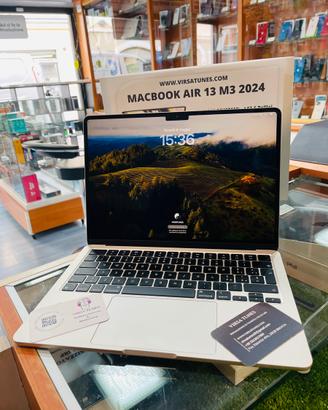 Macbook Air 13 2024 M3 8-256 GB usato