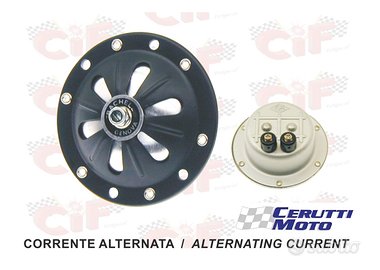 Clacson nero corrente alternata 6V Piaggio Vespa
