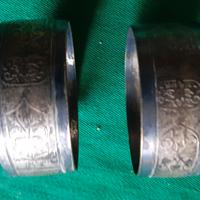 Anelli porta tovaglioli (2 pezzi) cesellati a mano