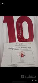 Maglia Totti autografata certificata