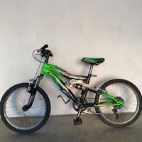 Bicicletta bimbo Mountain Bike 20'' Full Suspended