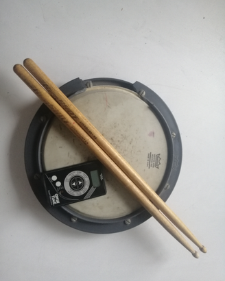Bacchette pad e quartz metronome