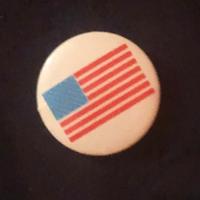Distintivo a spilla c/design bandiera americana