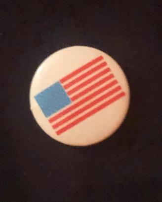 Distintivo a spilla c/design bandiera americana
