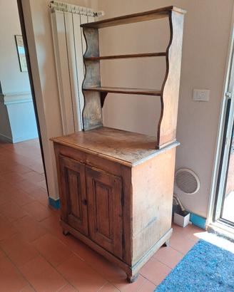 credenza legno antico rustica 