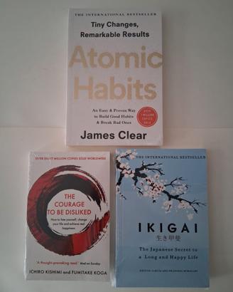 Ikigai/Atomic Habits/The Courage To Be Disliked