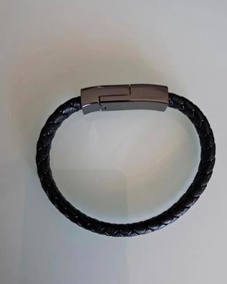 Bracciale USB Cavo Dati/Ricarica Micro USB nascost