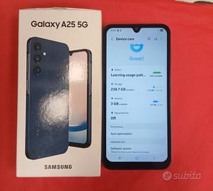 Samsung a25/ 256gb 8ram con scatola cavo