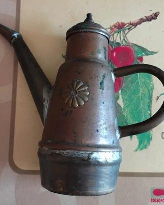 Oliera Napoletana Vintage in Rame e Ottone 