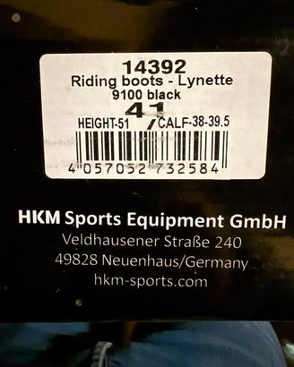 Stivale hkm dressage modello Lynette