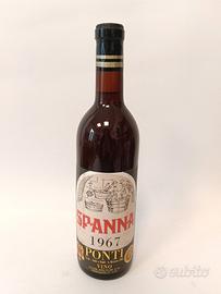 bottiglia vino Spanna da collezione 